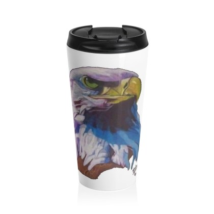 Stainless Steel Eagle Eye Travel Mug