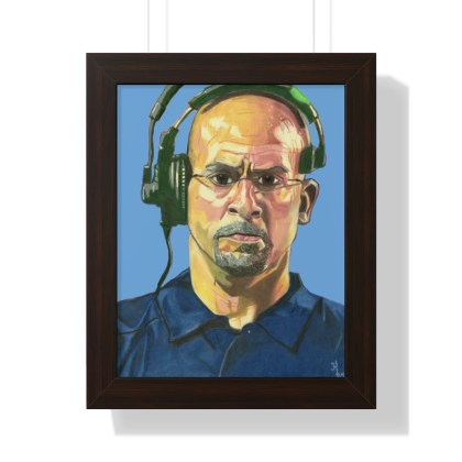 Framed Vertical James Franklin Poster