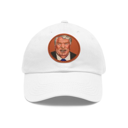 Coach John Madden Dad Hat with Leather Patch (Round)