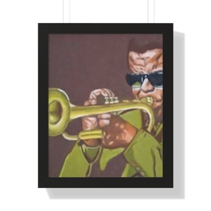 Framed Vertical The Trumpeteer Poster