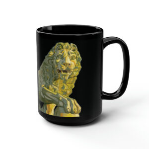 Black Ceramic The Lion King Mug, 15oz