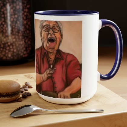 Ceramic Happy Bongos Coffee Mugs, 15oz