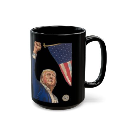 Black Ceramic Trump For America Mug (11oz, 15oz)